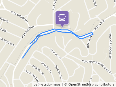 Mapa da parada