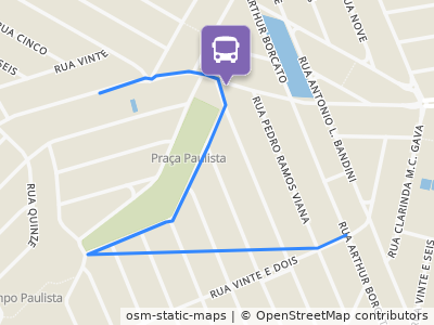 Mapa da parada
