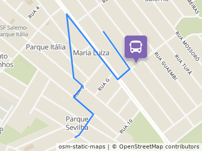 Mapa da parada
