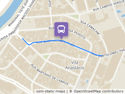 Mapa da parada