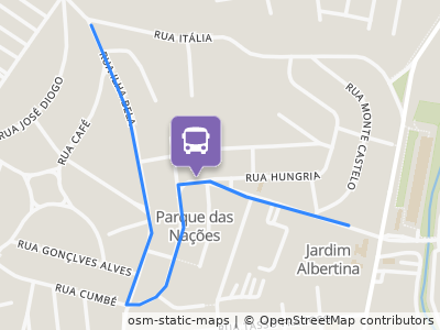 Mapa da parada