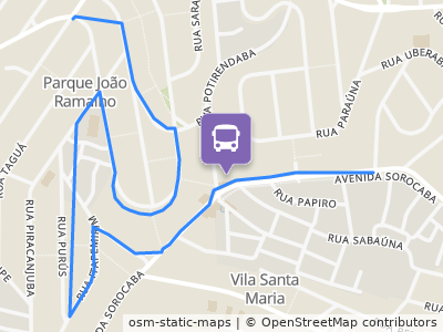 Mapa da parada
