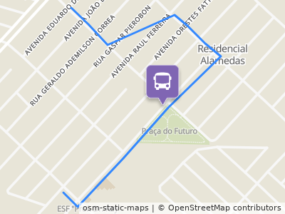 Mapa da parada