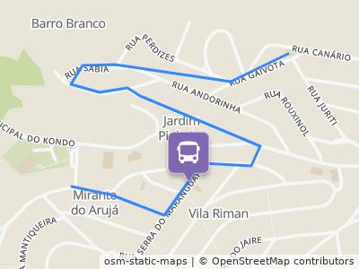 Mapa da parada