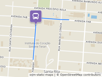 Mapa da parada