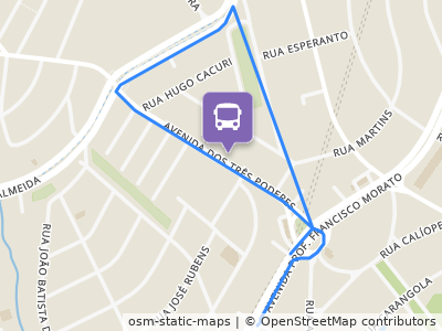 Mapa da parada