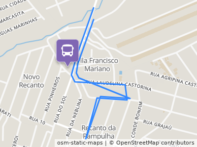 Mapa da parada