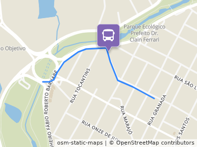 Mapa da parada