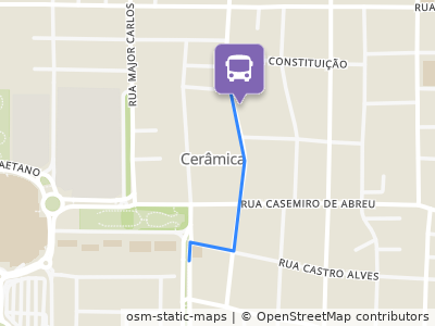Mapa da parada