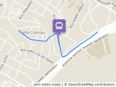 Mapa da parada