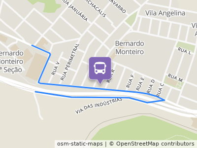 Mapa da parada
