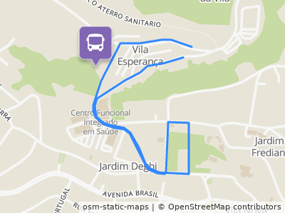 Mapa da parada