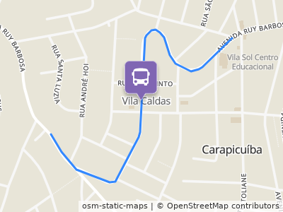Mapa da parada