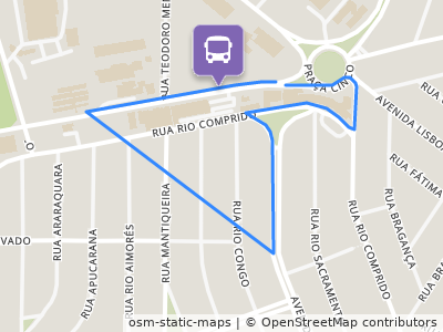 Mapa da parada