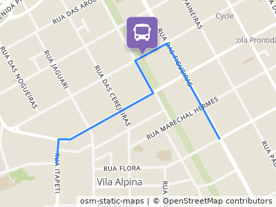 Mapa da parada