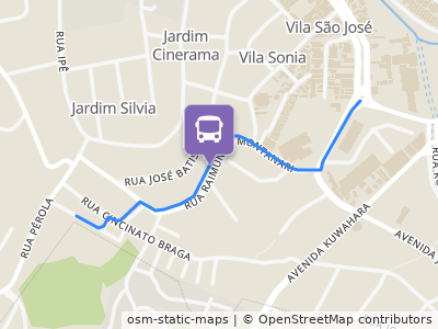 Mapa da parada