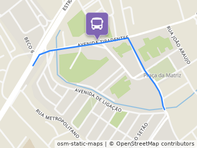 Mapa da parada