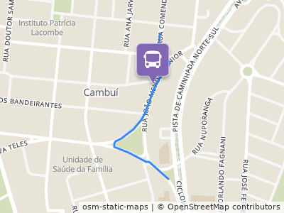 Mapa da parada