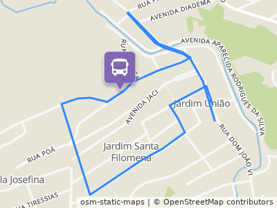 Mapa da parada