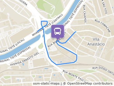 Mapa da parada