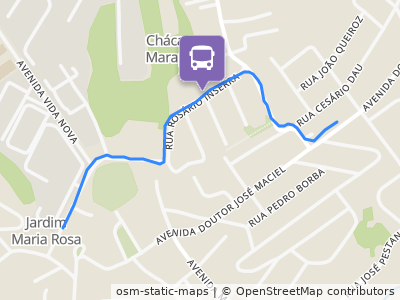 Mapa da parada