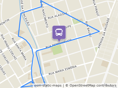 Mapa da parada
