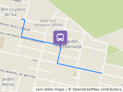 Mapa da parada