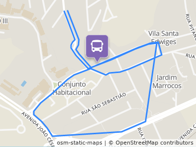 Mapa da parada