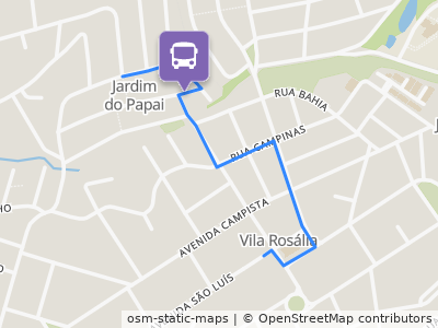 Mapa da parada