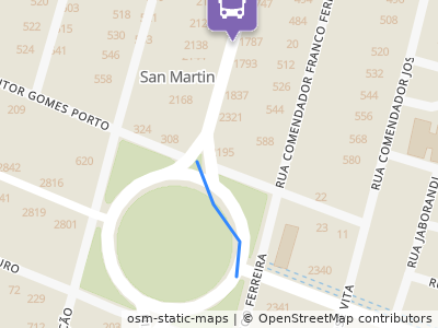 Mapa da parada