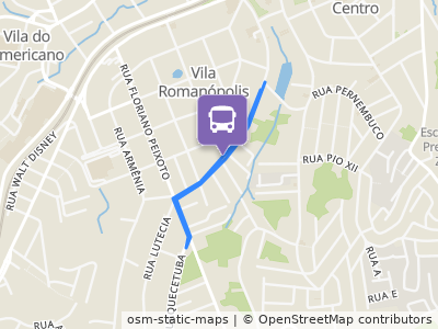 Mapa da parada