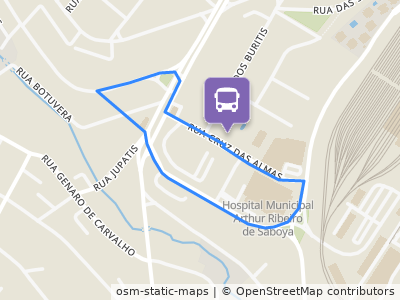 Mapa da parada