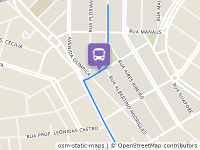 Mapa da parada