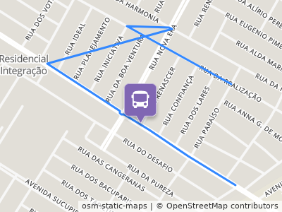 Mapa da parada