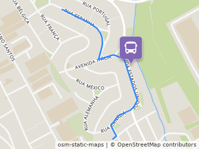 Mapa da parada
