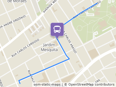 Mapa da parada