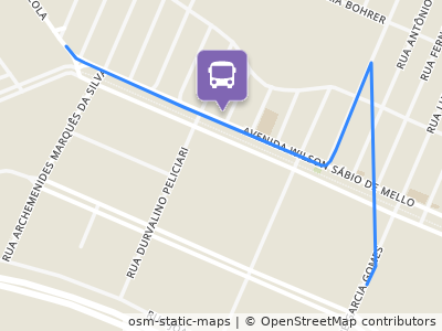 Mapa da parada