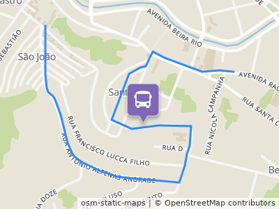 Mapa da parada