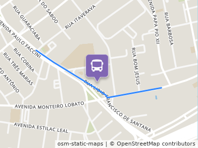 Mapa da parada