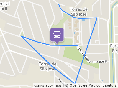 Mapa da parada