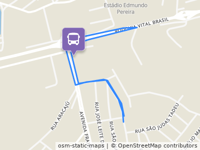 Mapa da parada