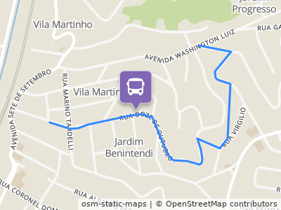 Mapa da parada