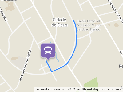 Mapa da parada