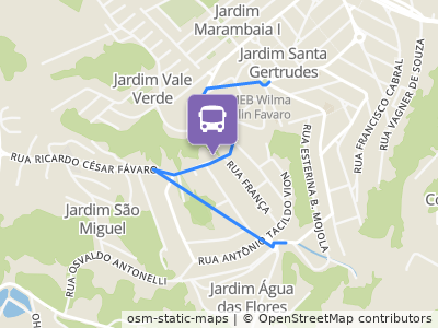 Mapa da parada