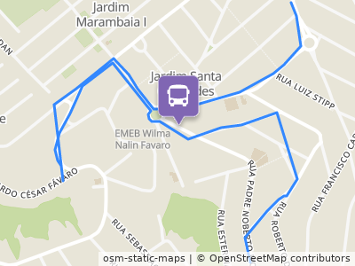 Mapa da parada