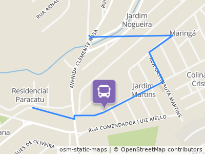 Mapa da parada
