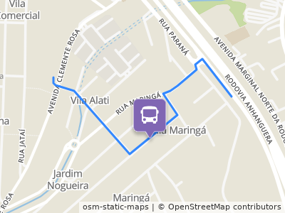 Mapa da parada