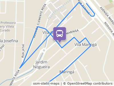 Mapa da parada