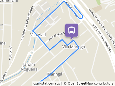 Mapa da parada