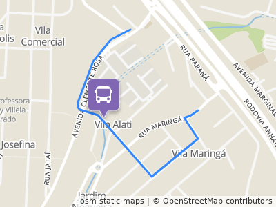 Mapa da parada